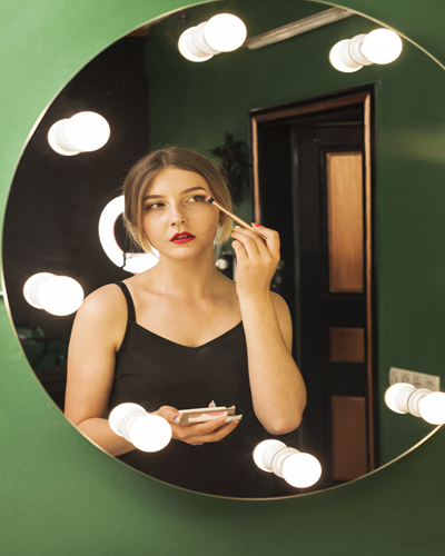 Kohler ModernLife Edge July Lison lighted detailing makeup mirror small format available in Chennai