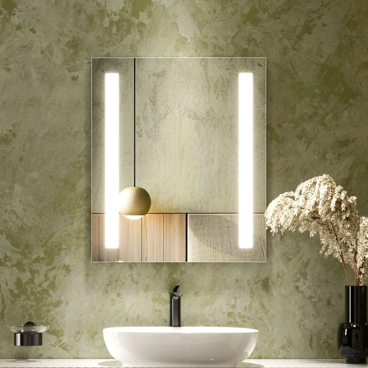 Kohler Vitality ModernLife Edge LED perimeter inset lighted bathroom mirror round square oval available in Chennai