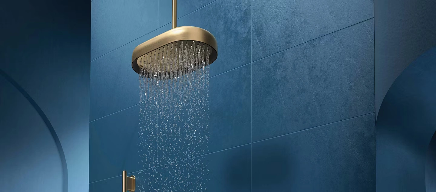 Atmospheric premium Kohler bathroom at Koncept Bath N Decor George Town Chennai showroom