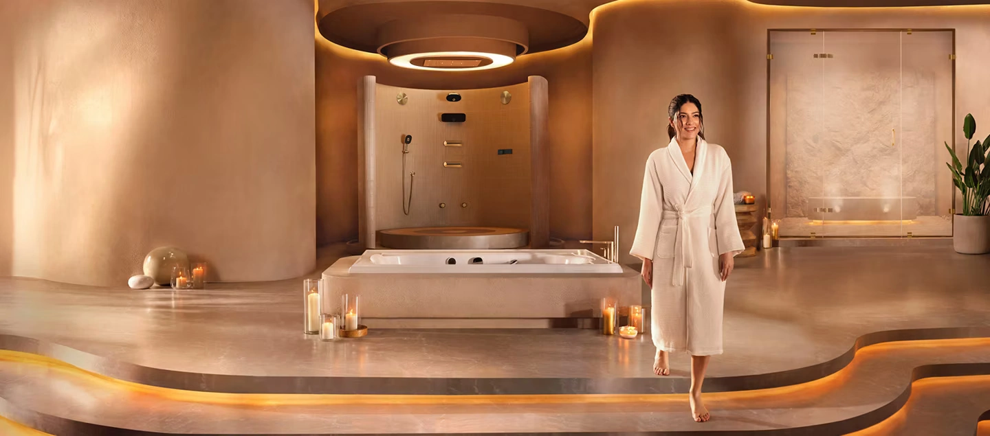 Atmospheric Kohler bathroom showroom at Koncept Bath N Decor George Town Chennai authorized dealer