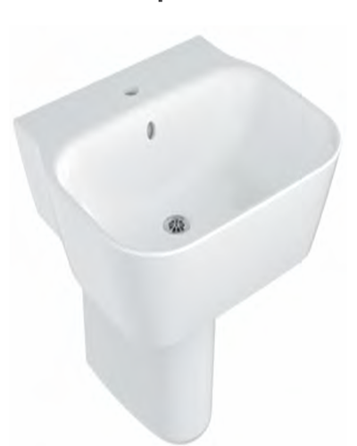Kohler Veil Trace Brive Plus full and half pedestal freestanding lavatory basin available in Chennai