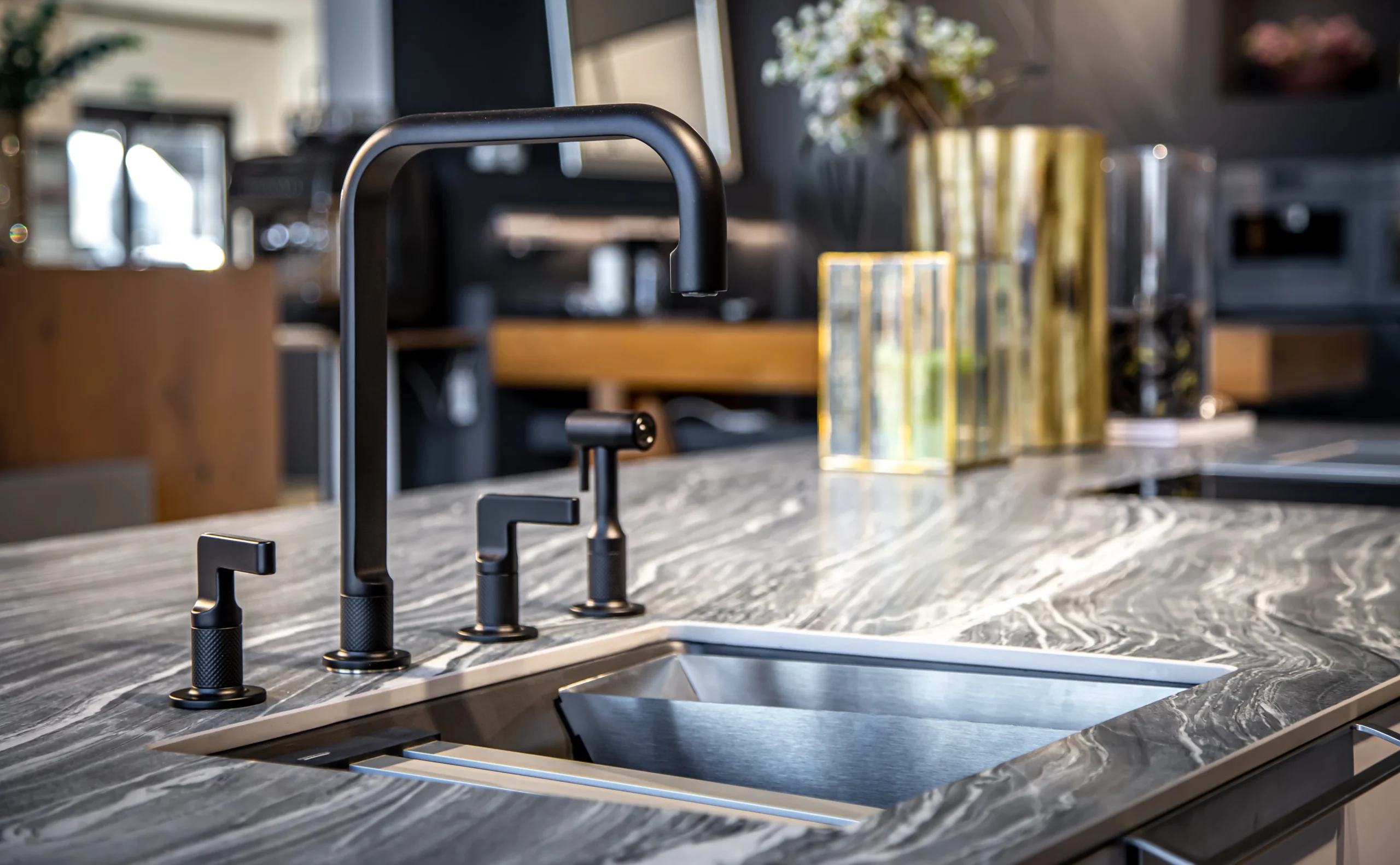 Kohler basin faucets and accessories to complete bathroom wall with mirror